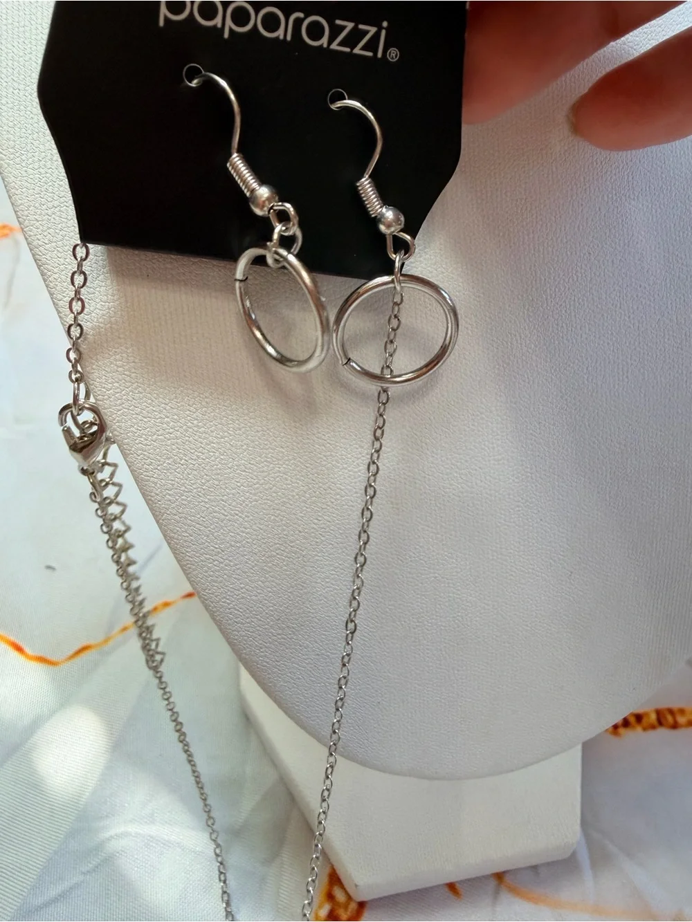 paparazzi necklace earring